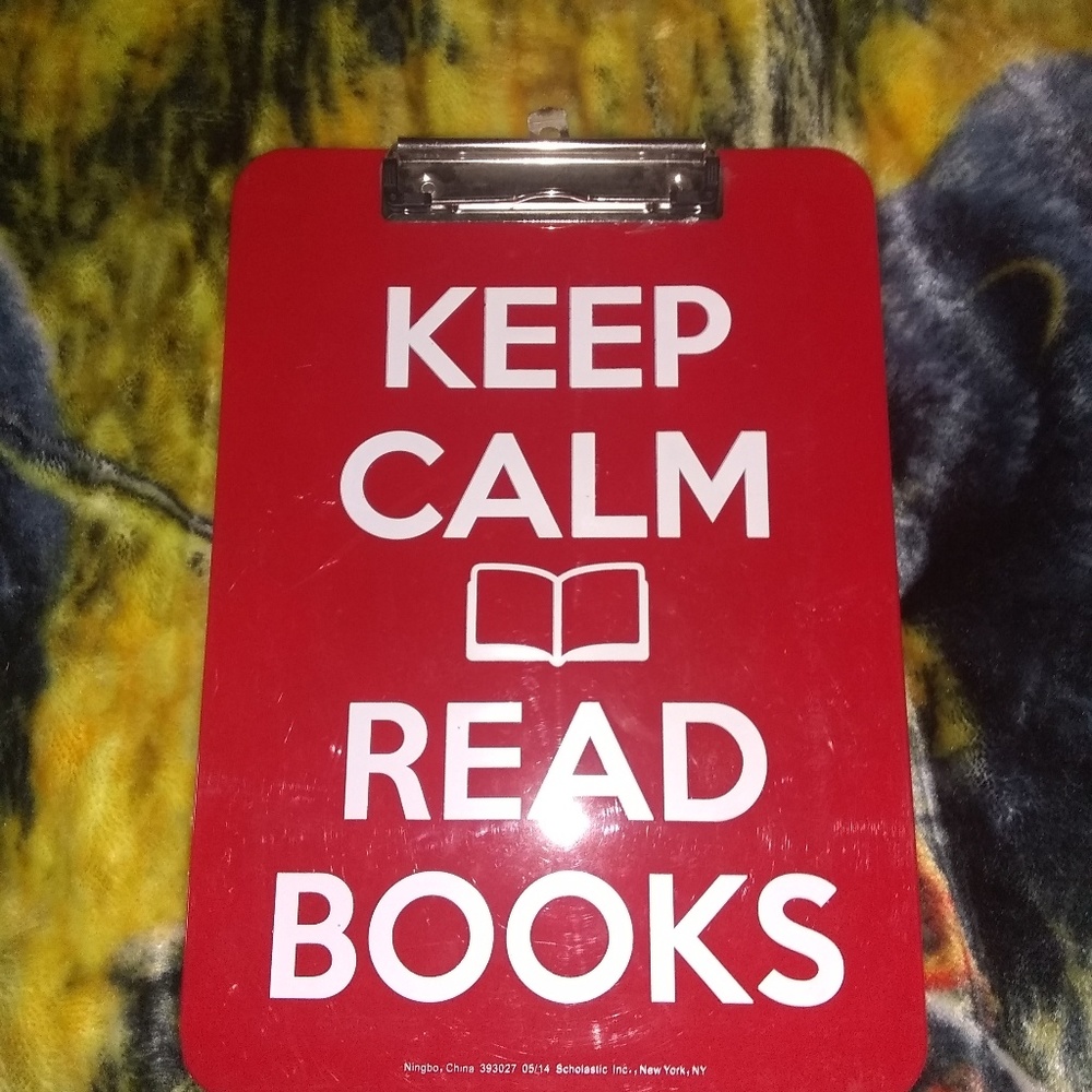 Keep Calm Read Books Clipboard